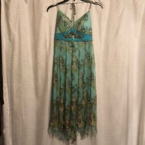 Silk Dress with Lots of beadwork
